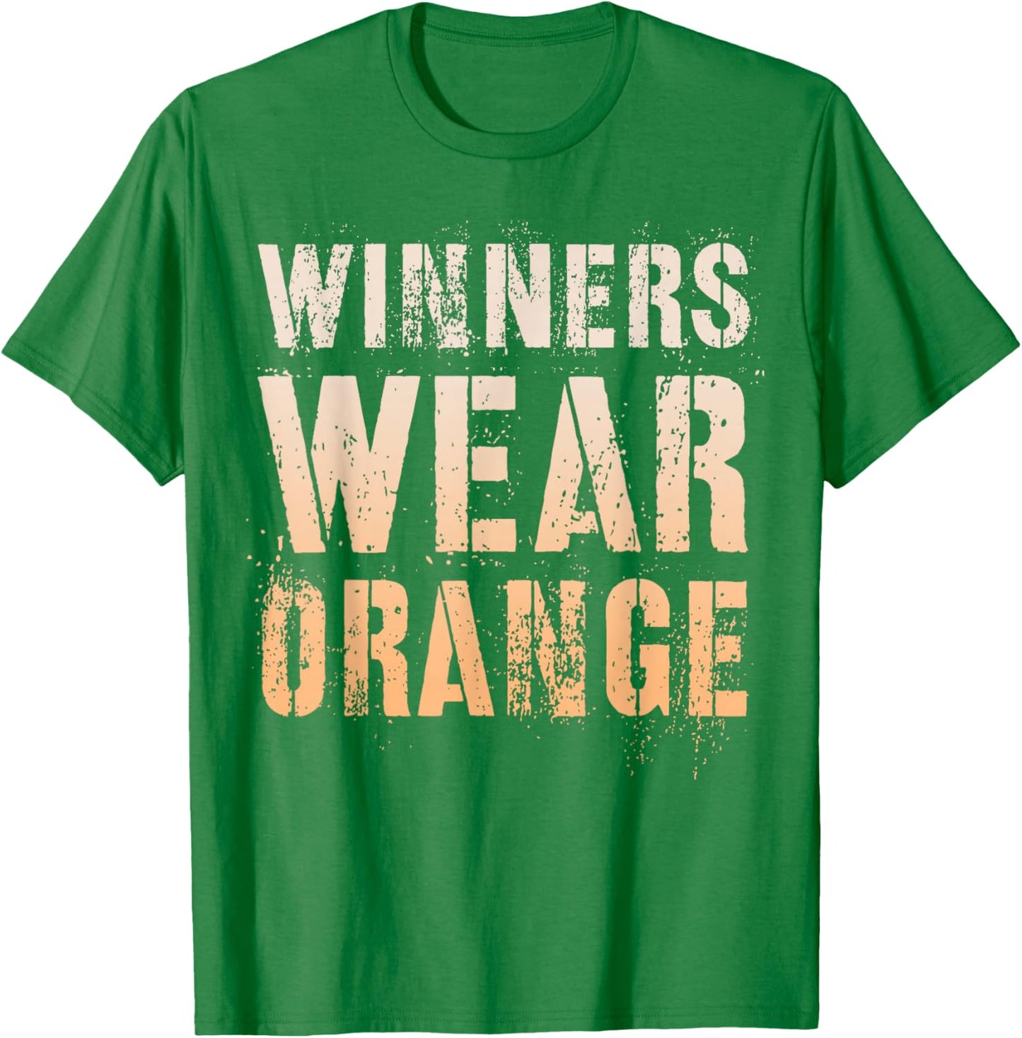 Vintage WINNERS WEAR ORANGE My Summer Camp Team War Game Day T-Shirt - T-Shirt | Irish Green