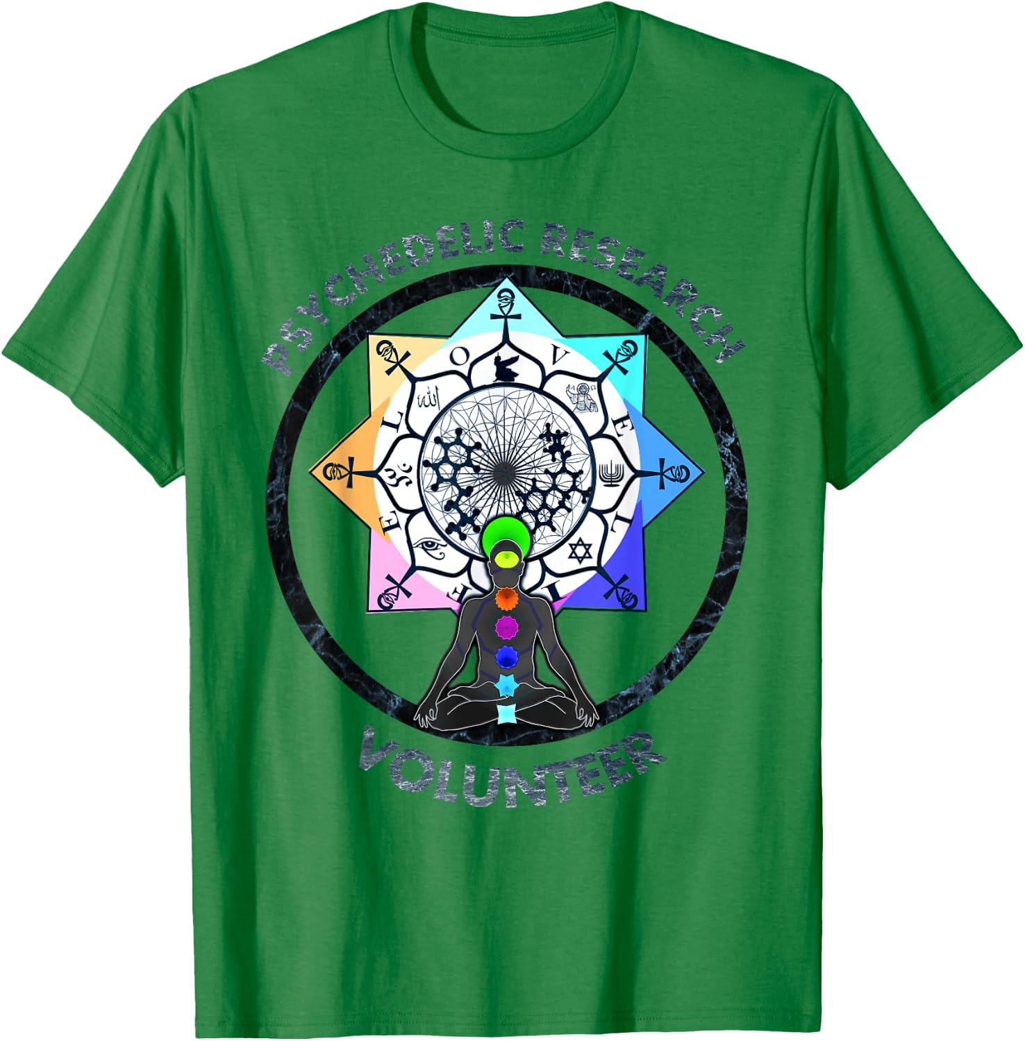 Funny-psychedelic-research-volunteer T-Shirt - T-Shirt | Irish Green
