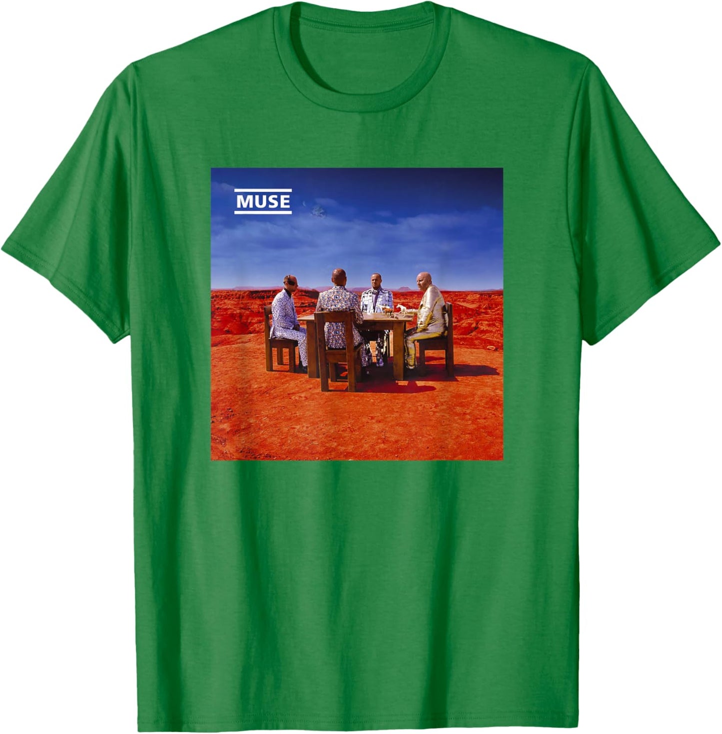 Muse Black Holes And Revelations Album Art T-Shirt - T-Shirt | Irish Green