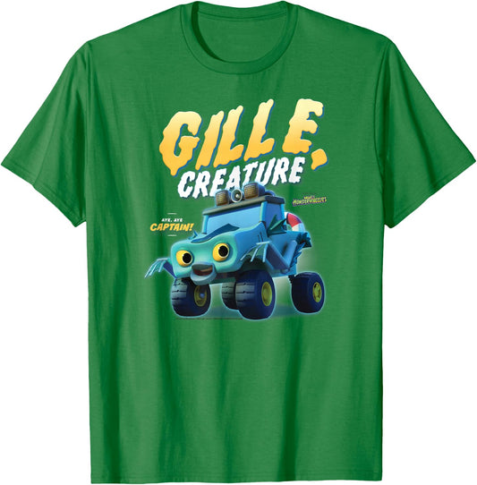 DreamWorks Mighty MonsterWheelies Gille Creature T-Shirt - T-Shirt | Irish Green