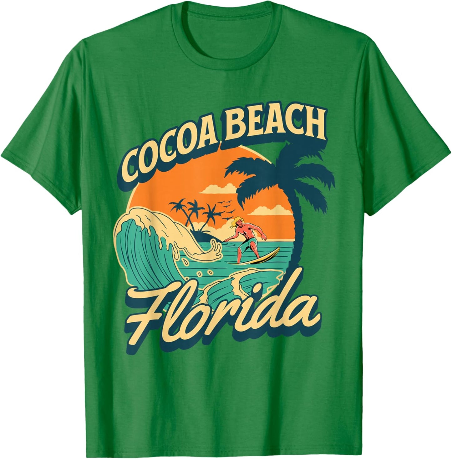 Cocoa Beach T-Shirt - T-Shirt | Irish Green