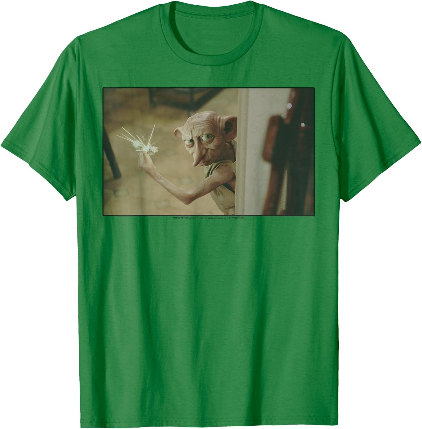 Harry Potter Dobby Snap Portrait T-Shirt - T-Shirt | Irish Green