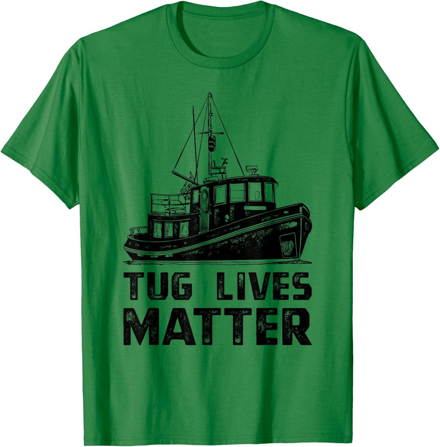 Funny Tugboat , Towboat Tug Matters Boat Apparel T-Shirt - T-Shirt | Irish Green