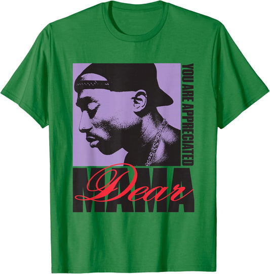 Official Tupac Dear Mama Appreciated T-Shirt - T-Shirt | Irish Green