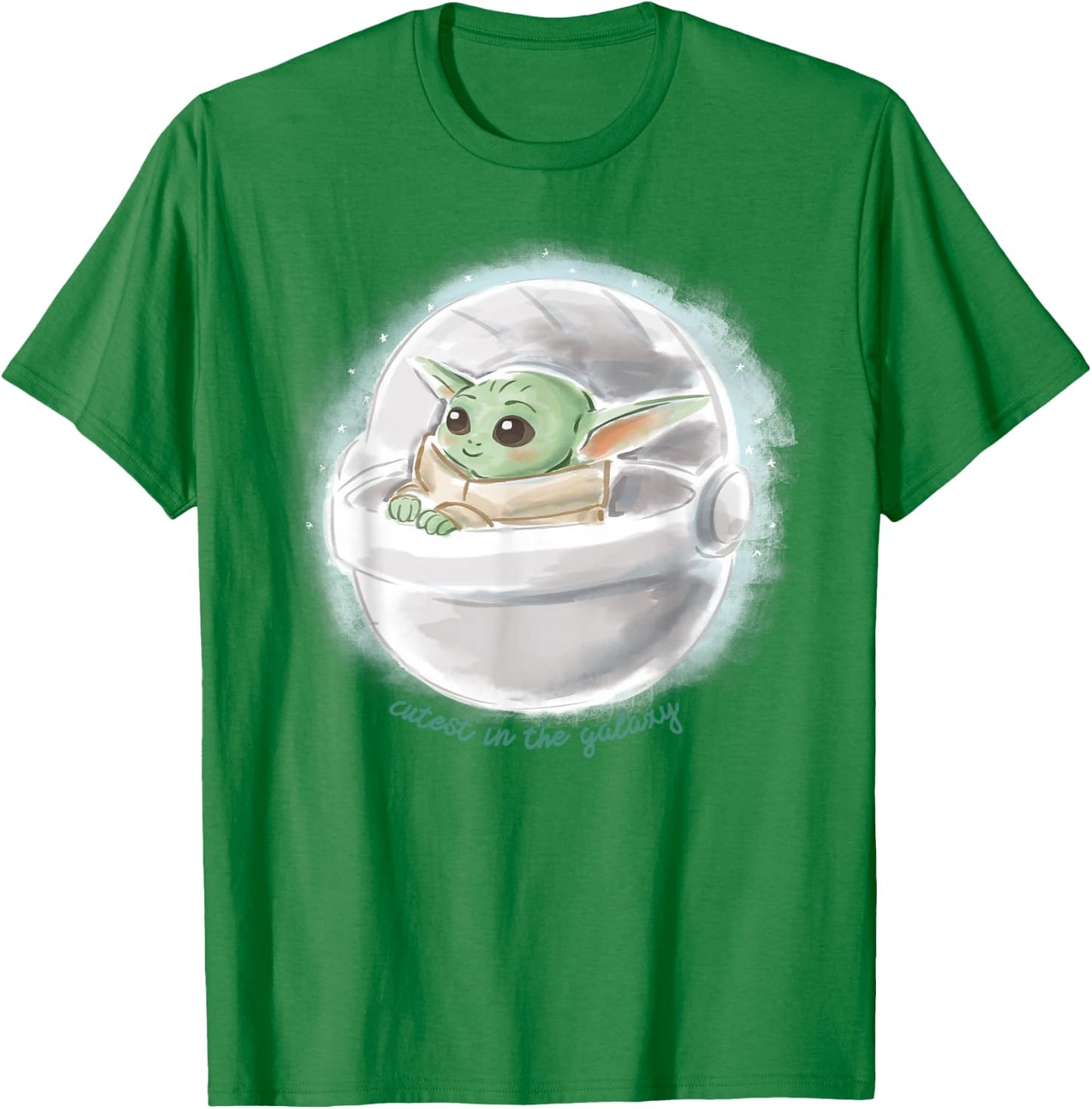 Star Wars The Mandalorian The Child Cutest In The Galaxy T-Shirt - T-Shirt | Irish Green