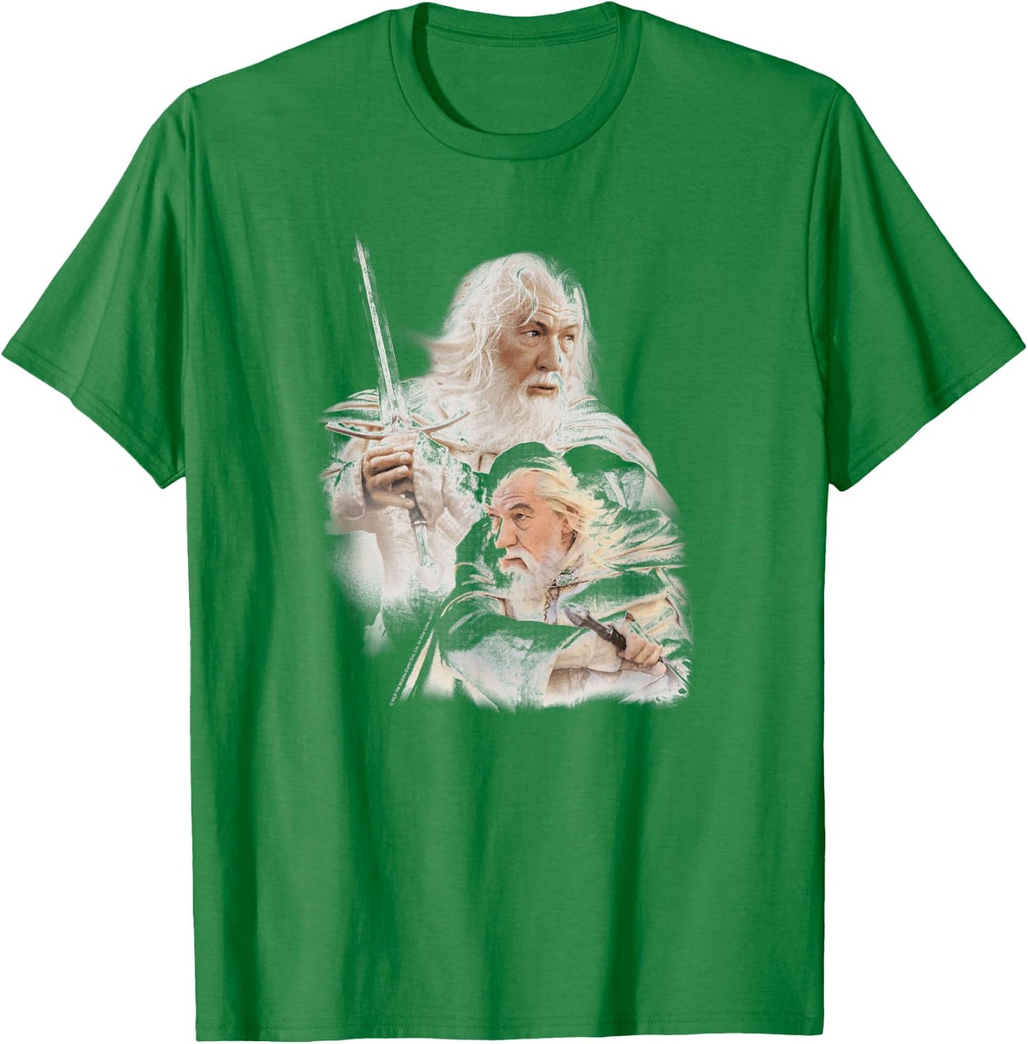 Lord of the Rings Gandalf the White T-Shirt - T-Shirt | Irish Green
