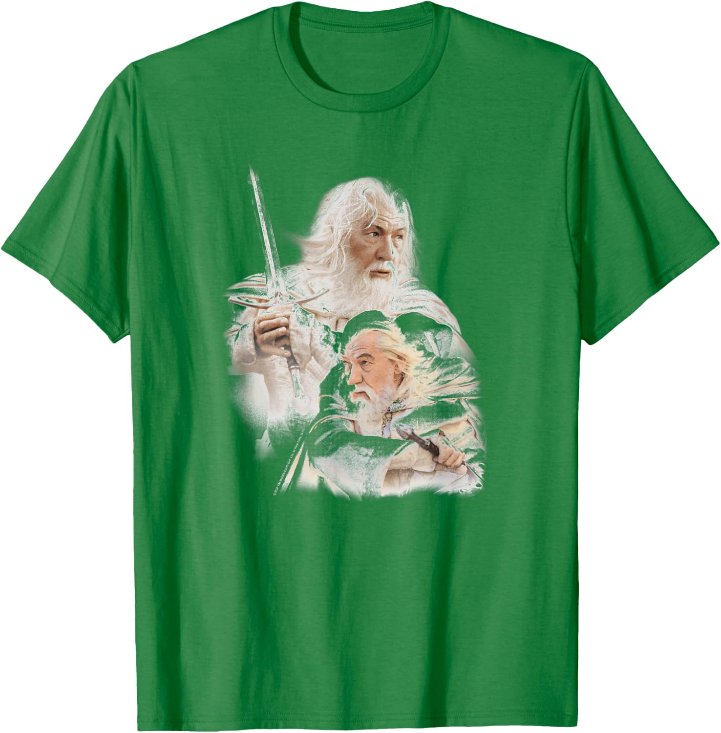 Lord of the Rings Gandalf the White T-Shirt - T-Shirt | Irish Green