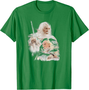 Lord of the Rings Gandalf the White T-Shirt - T-Shirt | Irish Green