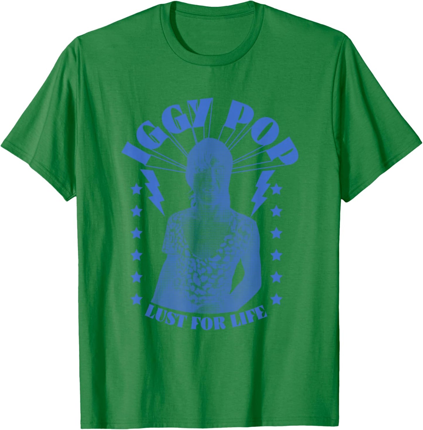 Iggy Pop Lust for Life T-Shirt - T-Shirt | Irish Green
