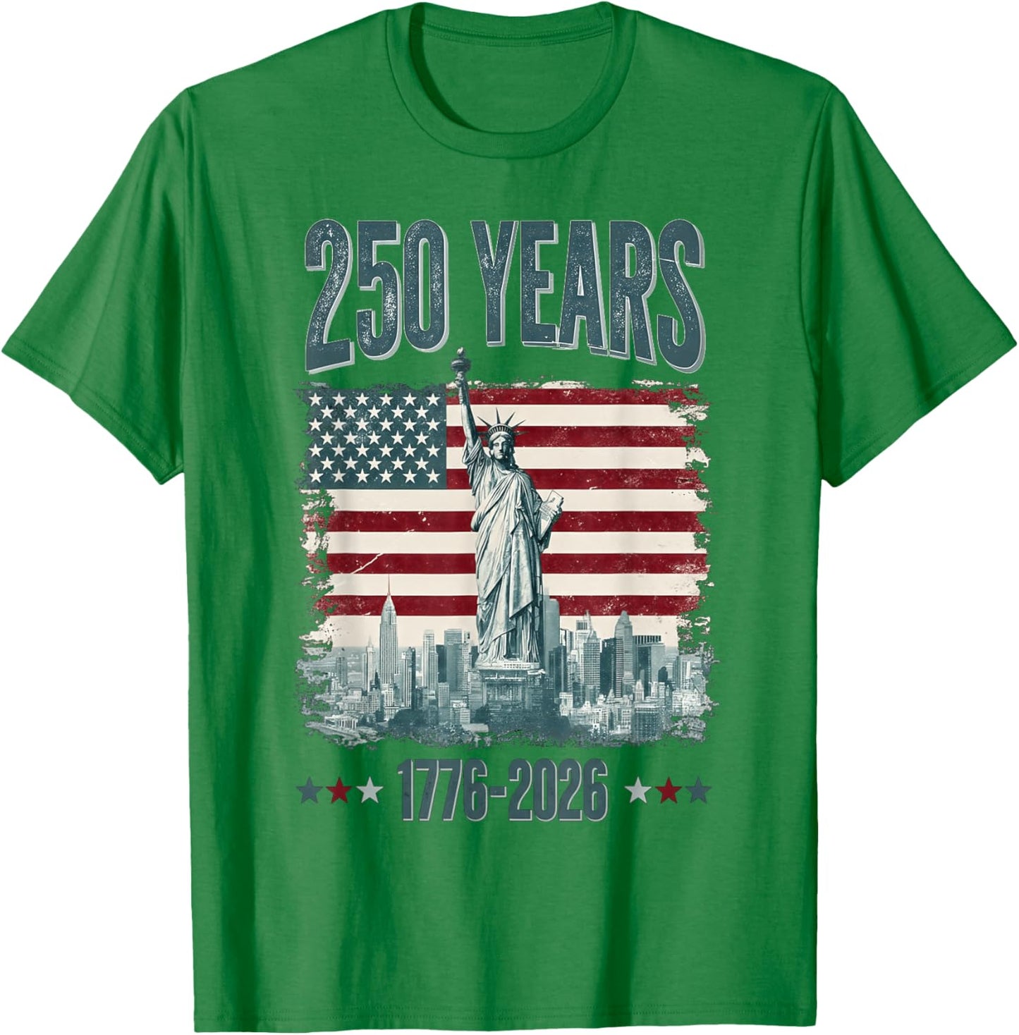 250 Years of Independence 250th Anniversary July 4th T-Shirt - T-Shirt | Irish Green