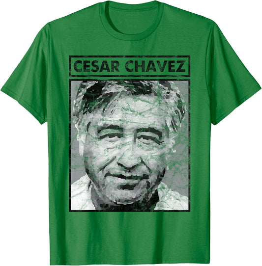 Cesar Chavez Portrait Women, Si Se Puede T-Shirt - T-Shirt | Irish Green