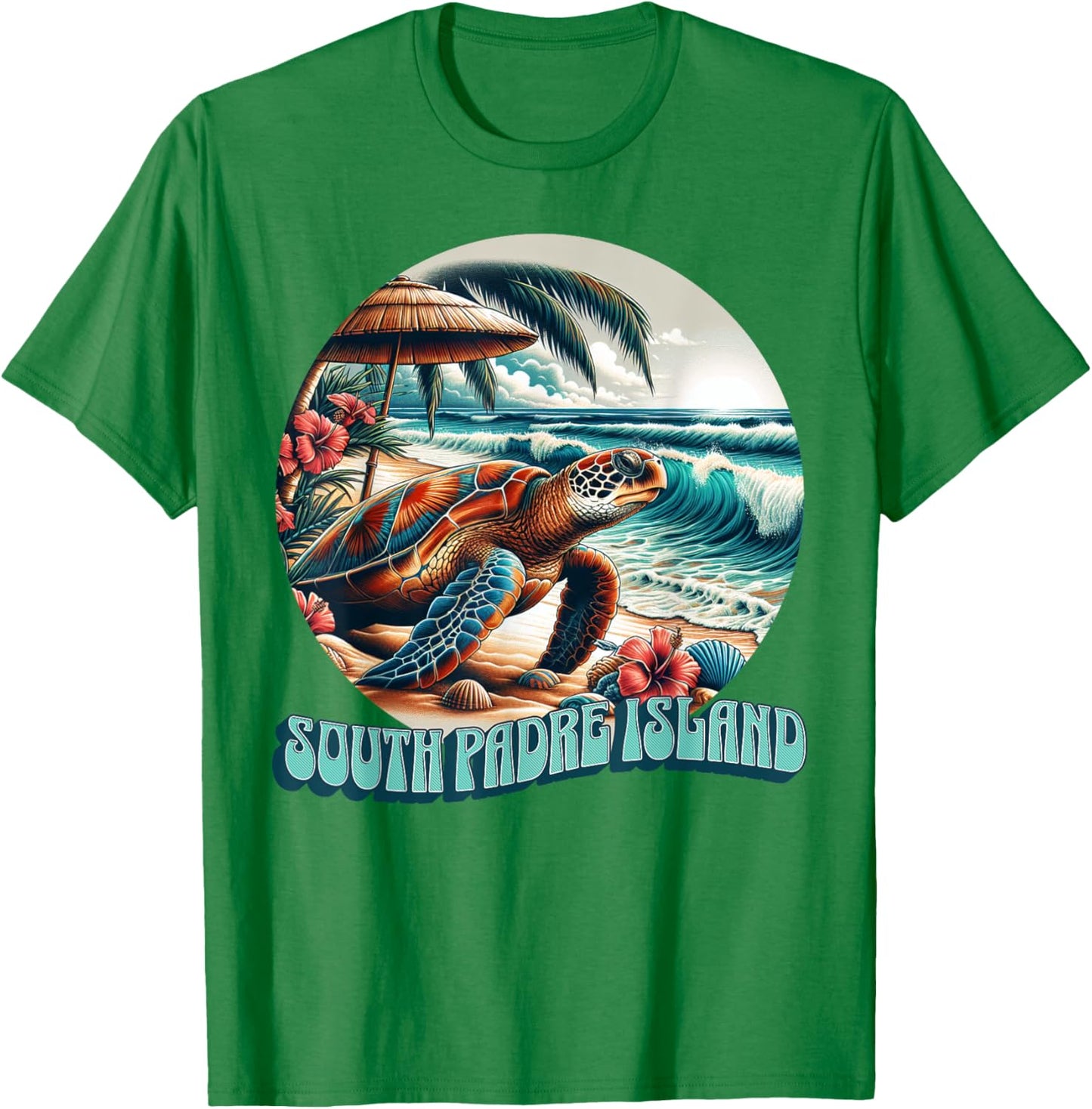 South Padre Island T-Shirt - T-Shirt | Irish Green
