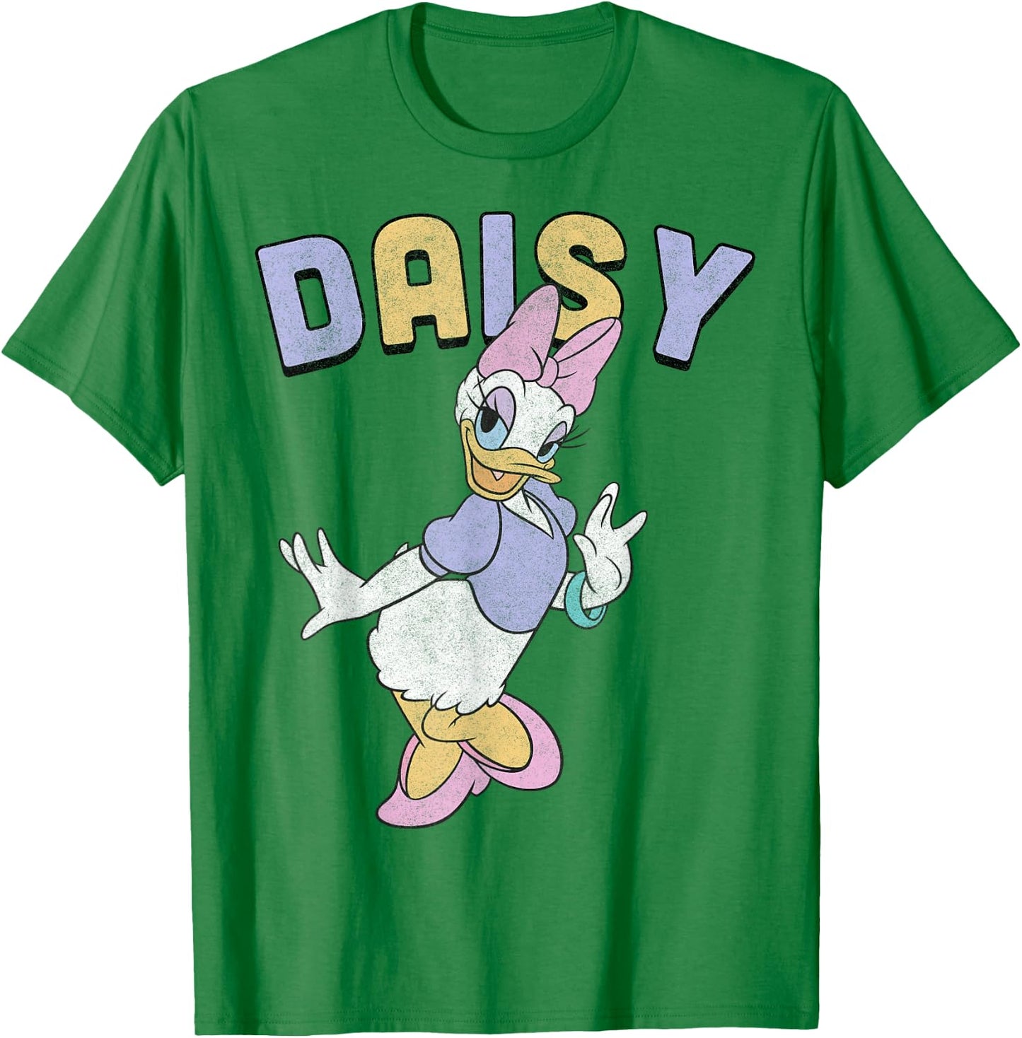Disney Mickey And Friends Daisy Duck Simple Portrait T-Shirt - T-Shirt | Irish Green