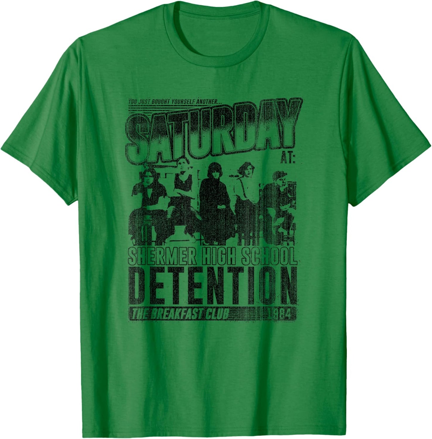 The Breakfast Club Saturday Detention 1984 T-Shirt - T-Shirt | Irish Green