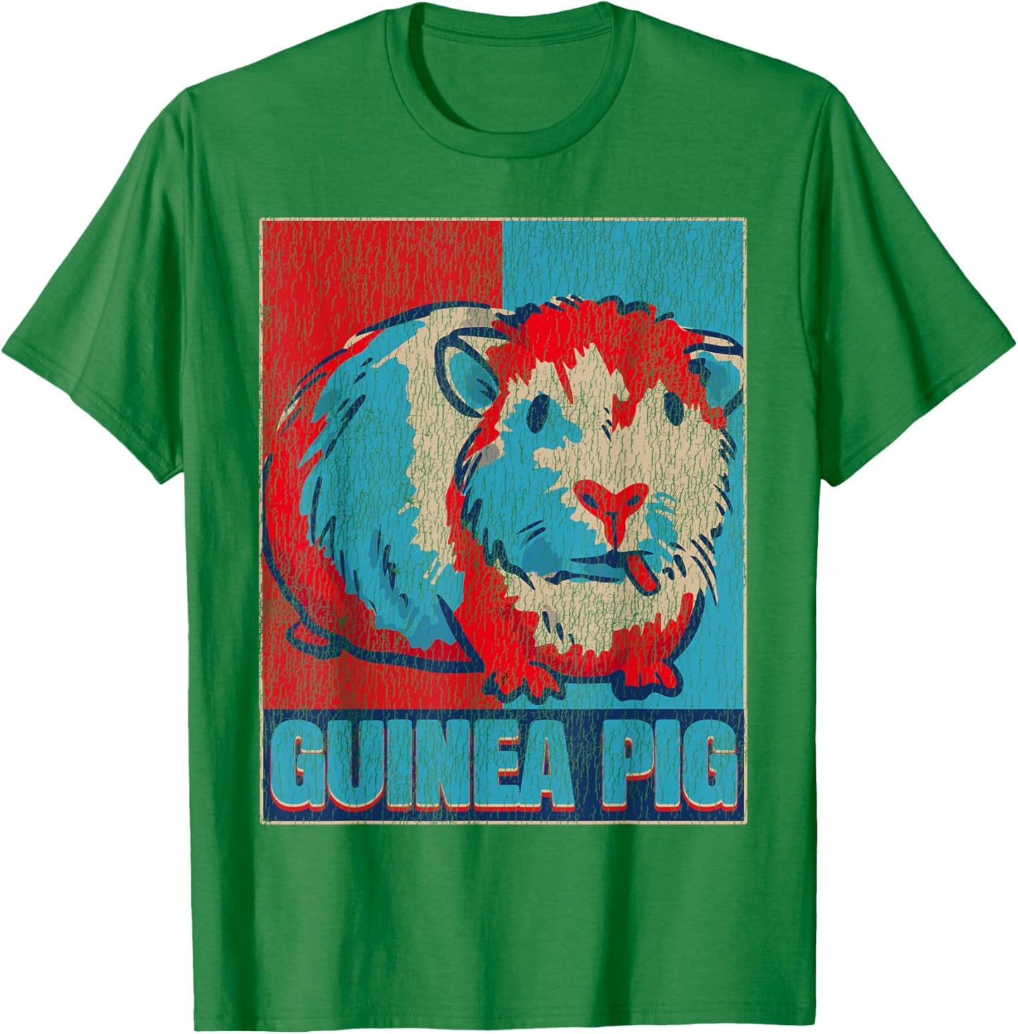 Guinea Pig Retro Vintage Guinea Pigs T-Shirt - T-Shirt | Irish Green