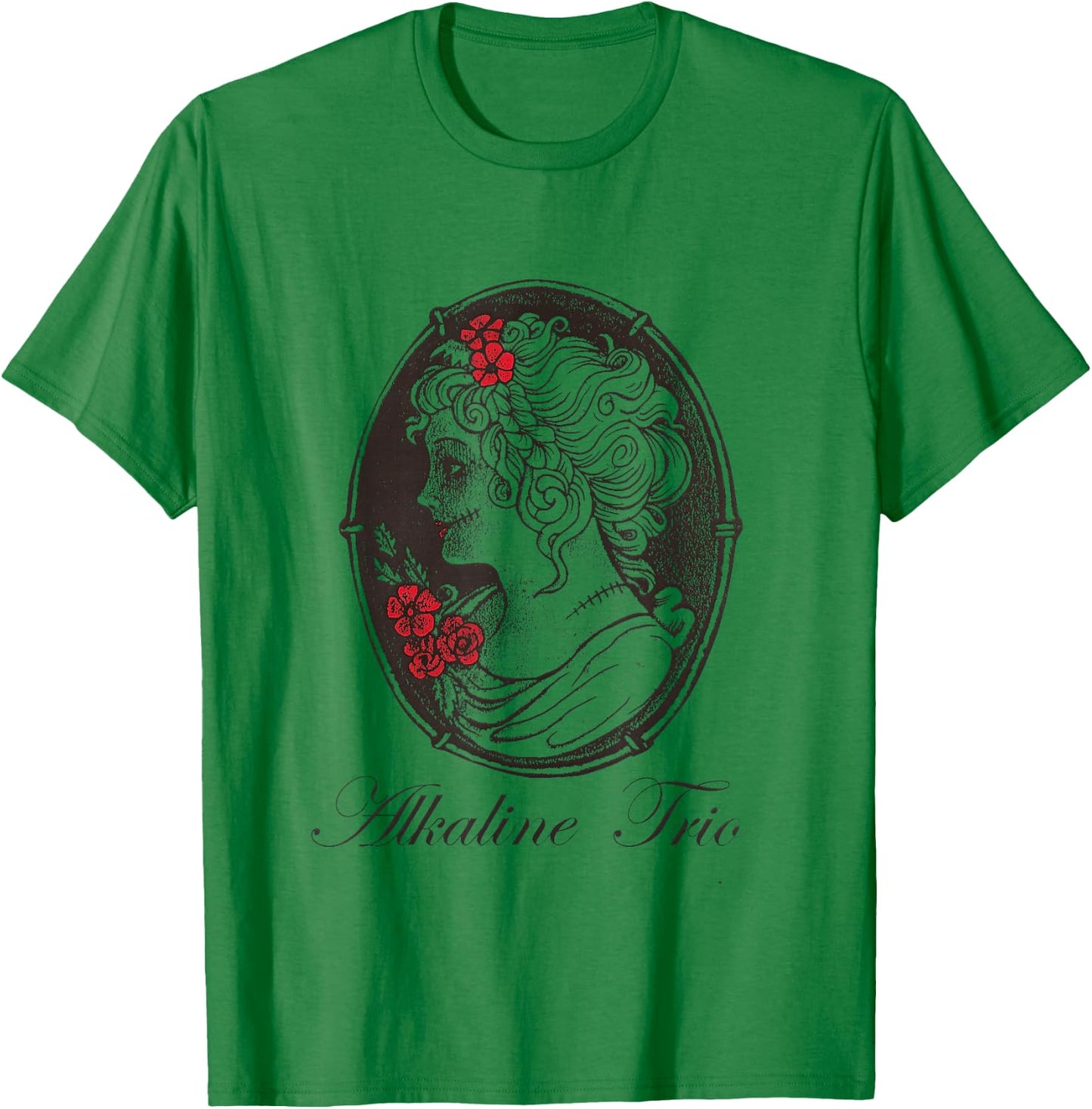 Alkaline Trio - Official Merchandise - Cameo T-Shirt - T-Shirt | Irish Green