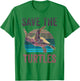 Save The Turtles Animal Turtle Pet Lover T-Shirt - T-Shirt | Irish Green