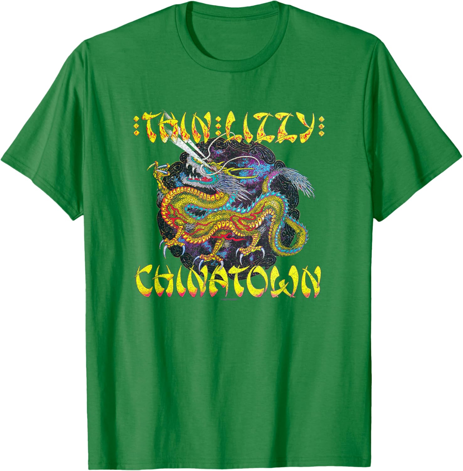 Thin Lizzy - Chinatown T-Shirt - T-Shirt | Irish Green