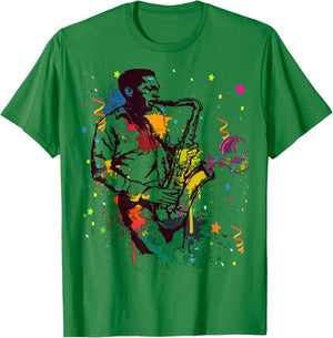 Happy International Jazz Day Jazz Lovers Top Queen Jazz Int'l Jazz Day Jazz Addicts Jazz Cats Acid Jazz T-Shirt - T-Shirt | Irish Green