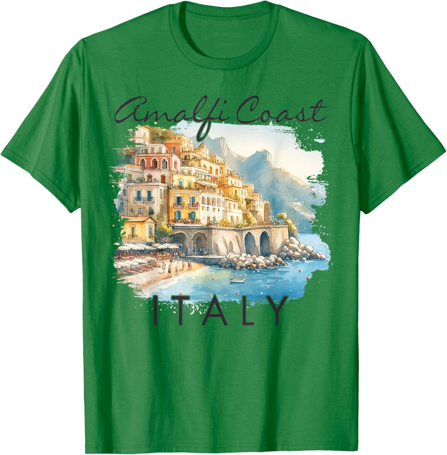 Amalfi Coast Italy Travel Vacation Meet Me In Amalfi Coast T-Shirt - T-Shirt | Irish Green