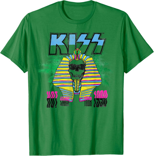 KISS - Hot in the Shade Tour T-Shirt - T-Shirt | Irish Green