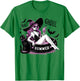 Funny Halloween Witch Hot Ghoul Summer Witchy Cat T-Shirt - T-Shirt | Irish Green