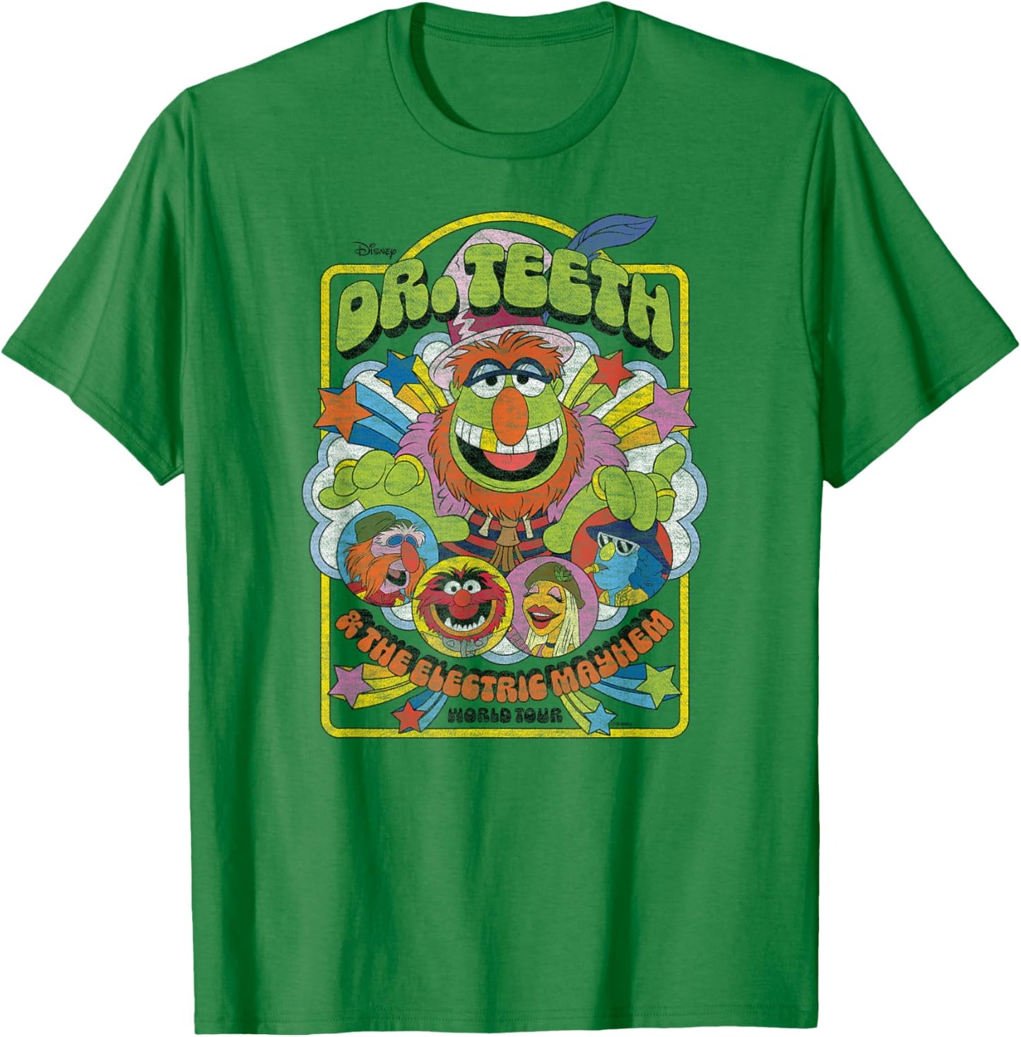 The Muppets - Dr Teeth T-Shirt - T-Shirt | Irish Green