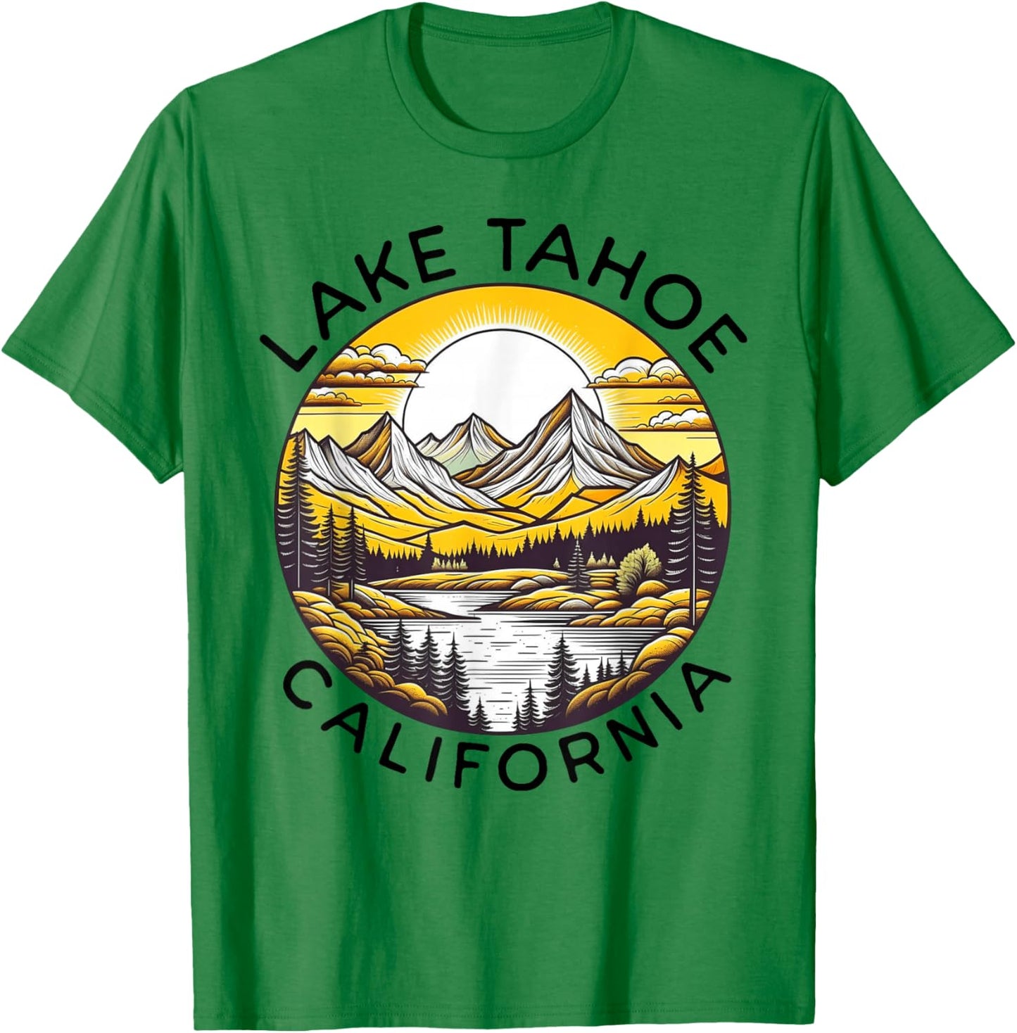 Lake Tahoe T-Shirt - T-Shirt | Irish Green