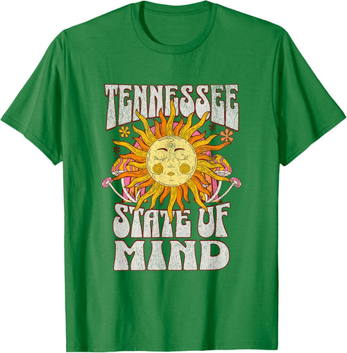 Retro Tennessee State Of Mind | Tennessee Lovers Distressed