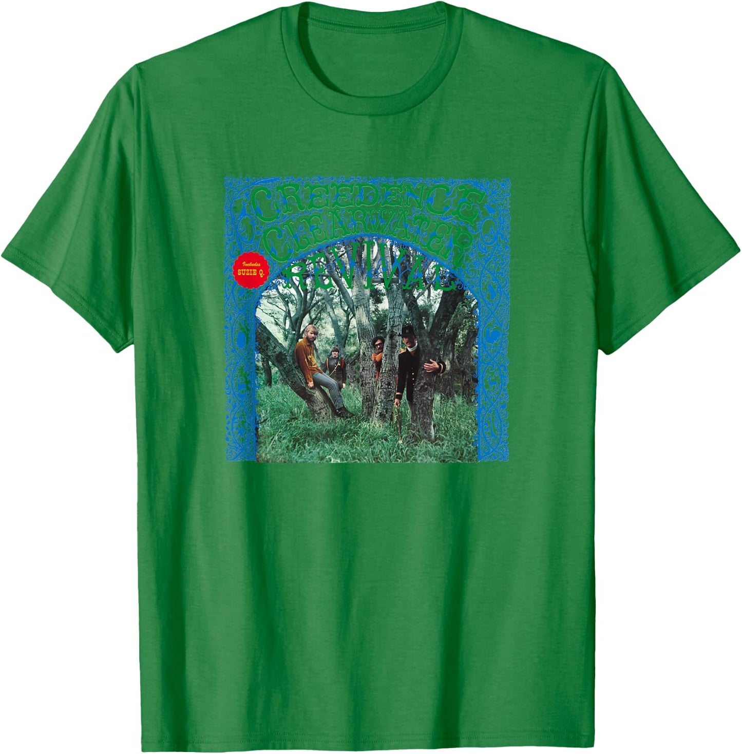 Creedence Clearwater Revival Tree T-Shirt - T-Shirt | Irish Green