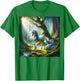 Beautiful Unicorn Clydesdale, Enchanted Forest Graphic T-Shirt - T-Shirt | Irish Green