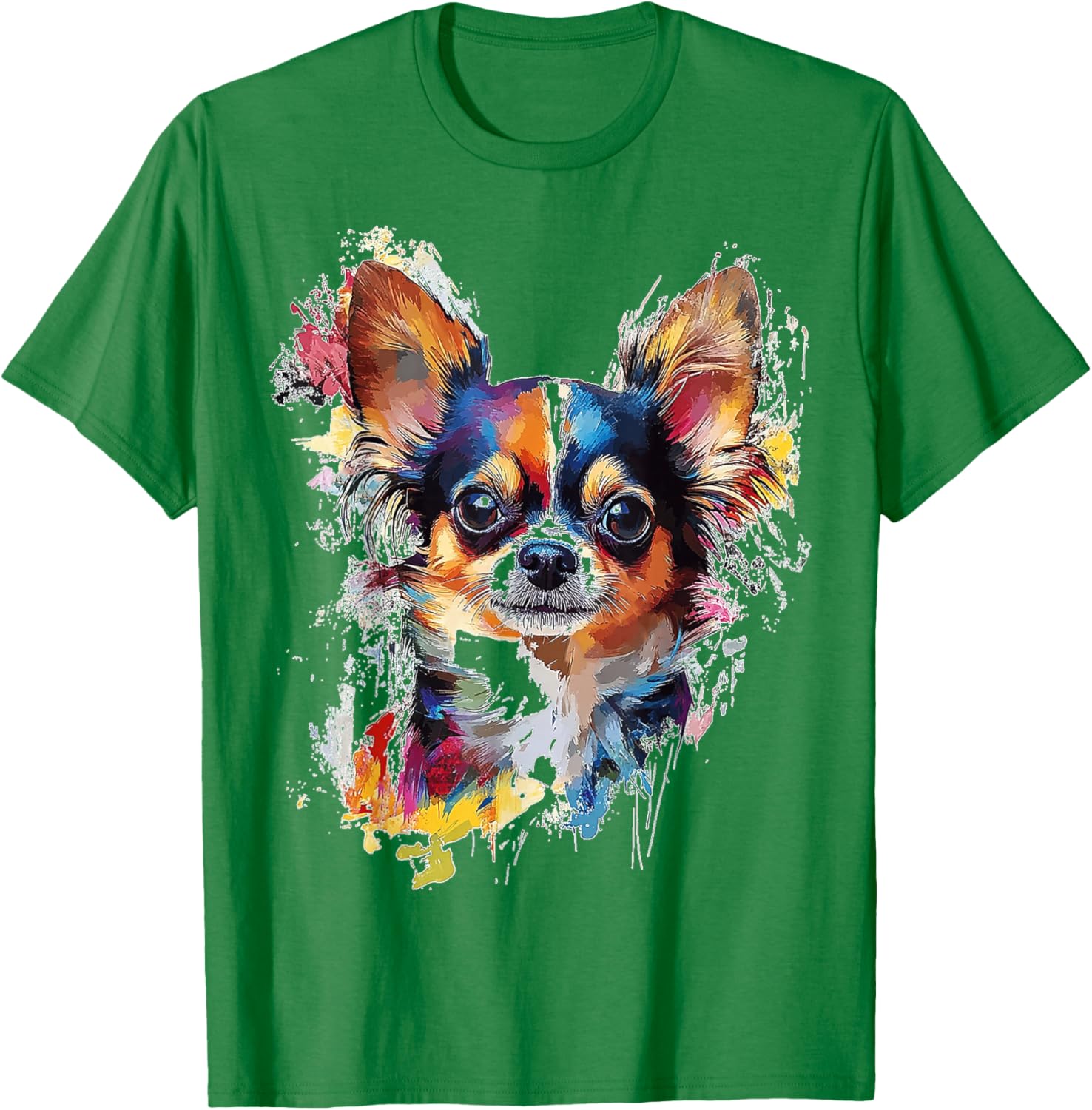 Chihuahua Hund Motiv Haustier Artwork Chihuahua T-Shirt - T-Shirt | Irish Green