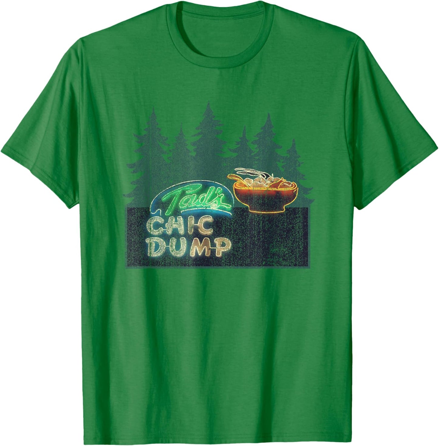 Tad's Chic Dump Funny Food Tad Chicken Dumpling T-Shirt - T-Shirt | Irish Green