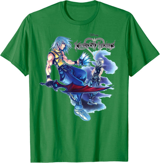Kingdom Hearts - Riku Character White T-Shirt - T-Shirt | Irish Green