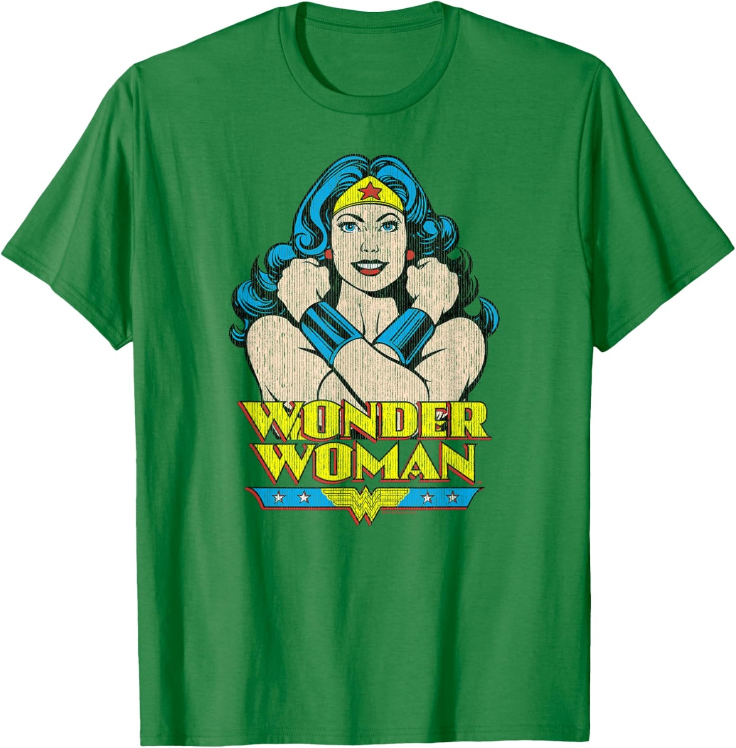 Wonder Woman Wonder at Large T-Shirt - T-Shirt | Irish Green