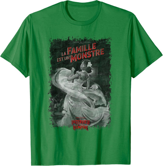Interview with The Vampire La Famille Mono Poster T-Shirt - T-Shirt | Irish Green