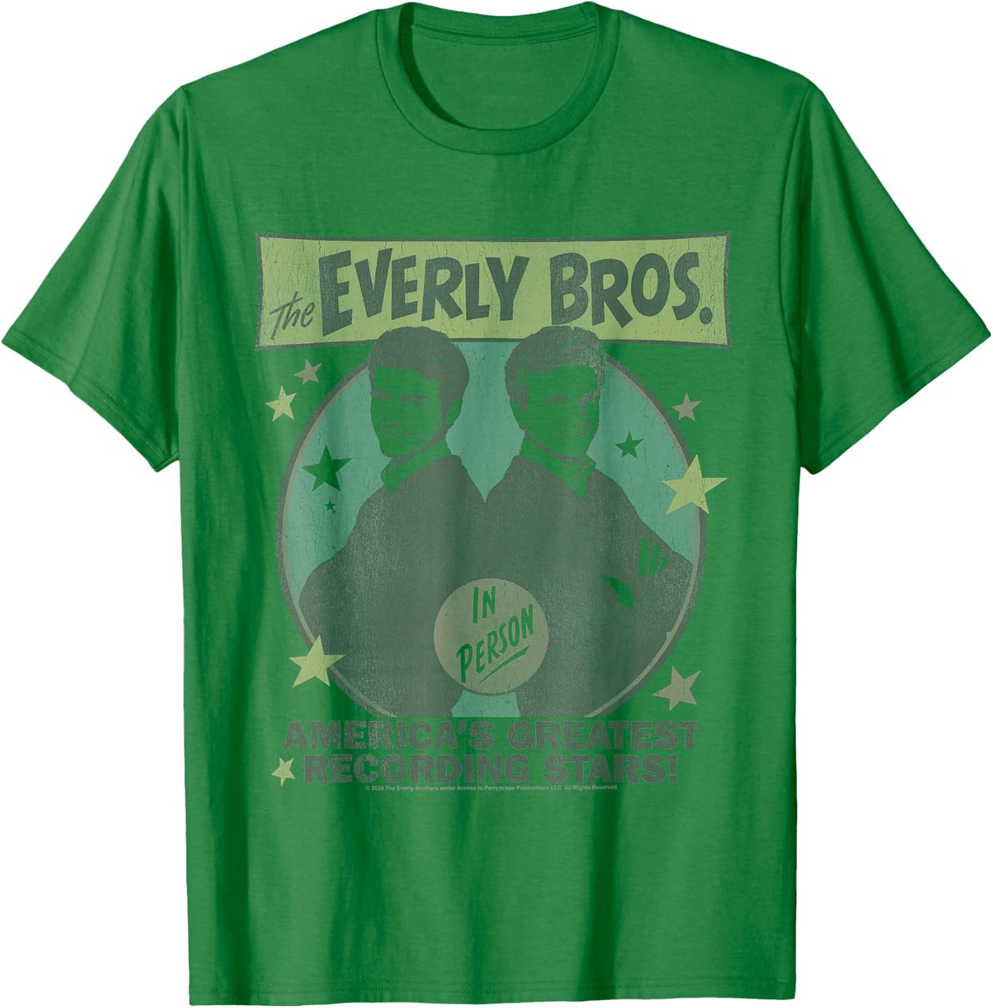 The Everly Brothers In Person T-Shirt - T-Shirt | Irish Green