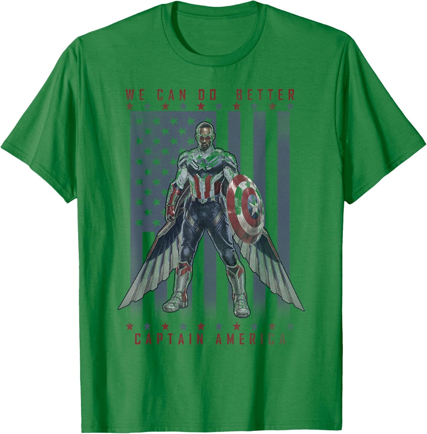 Marvel The Falcon And The Winter Soldier We Can Do Better T-Shirt - T-Shirt | Irish Green