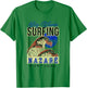 Big Wave Surfing Nazaré Portugal Surfer Surf T-Shirt - T-Shirt | Irish Green