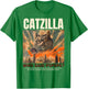 Catzilla! Who Said Pspspsps? Funny Cat Men Women Kids T-Shirt - T-Shirt | Irish Green