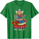 Vintage Traditional National Dutch Costume Doll T-Shirt - T-Shirt | Irish Green