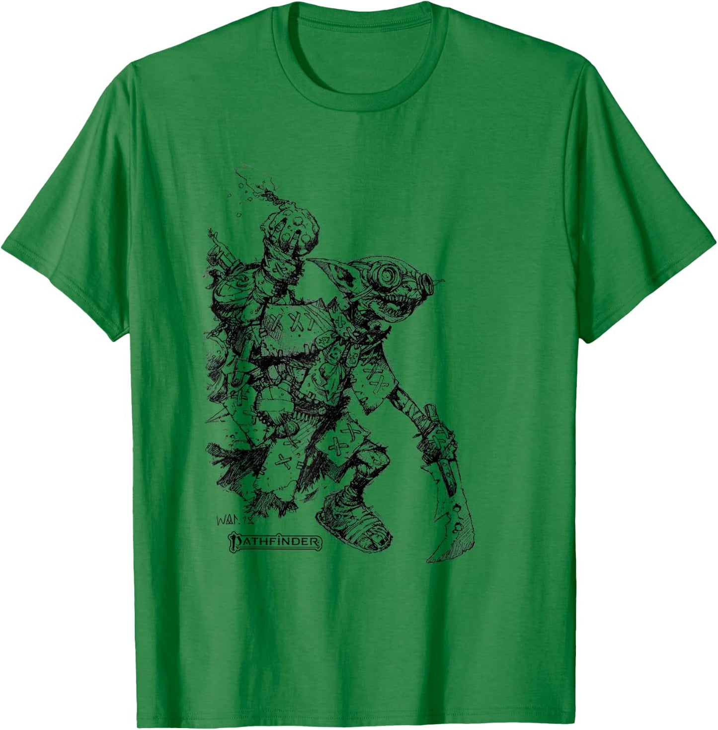 Pathfinder Iconic Fumbus monochrome T-Shirt - T-Shirt | Irish Green