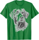 Chesapeake Bay Retriever Dog Motif Pet Artwork T-Shirt - T-Shirt | Irish Green