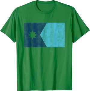 Retro Minnesota Flag MN Souvenir Men Women Kids T-Shirt - T-Shirt | Irish Green