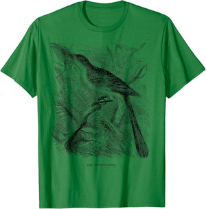Mockingbird bird Texas Vintage Mockingbird bird Texas T-Shirt - T-Shirt | Irish Green