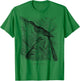 Mockingbird bird Texas Vintage Mockingbird bird Texas T-Shirt - T-Shirt | Irish Green