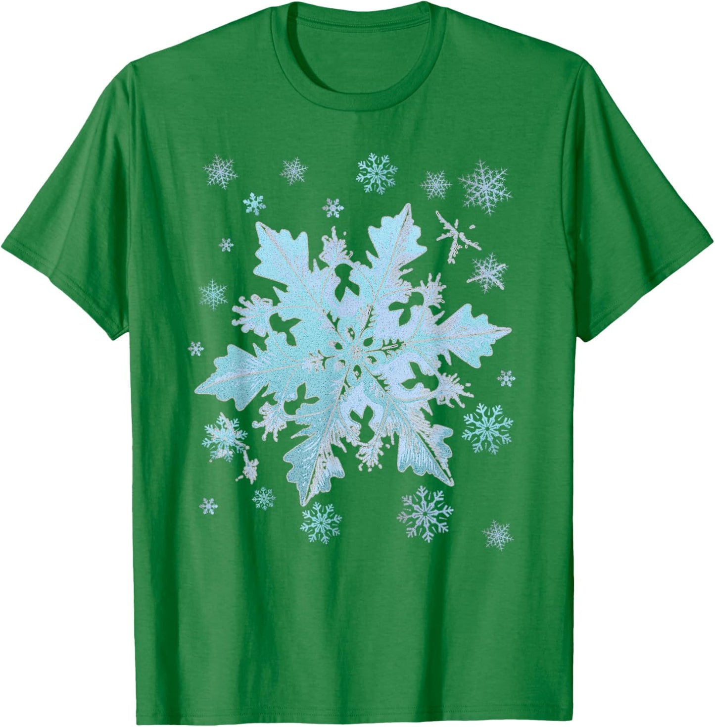 Snowflake Costume Winter Christmas Matching Women Kids Adult T-Shirt - T-Shirt | Irish Green