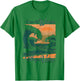 Even the Waves Obey His Voice Christian Bible Verse Surfing T-Shirt - T-Shirt | Irish Green
