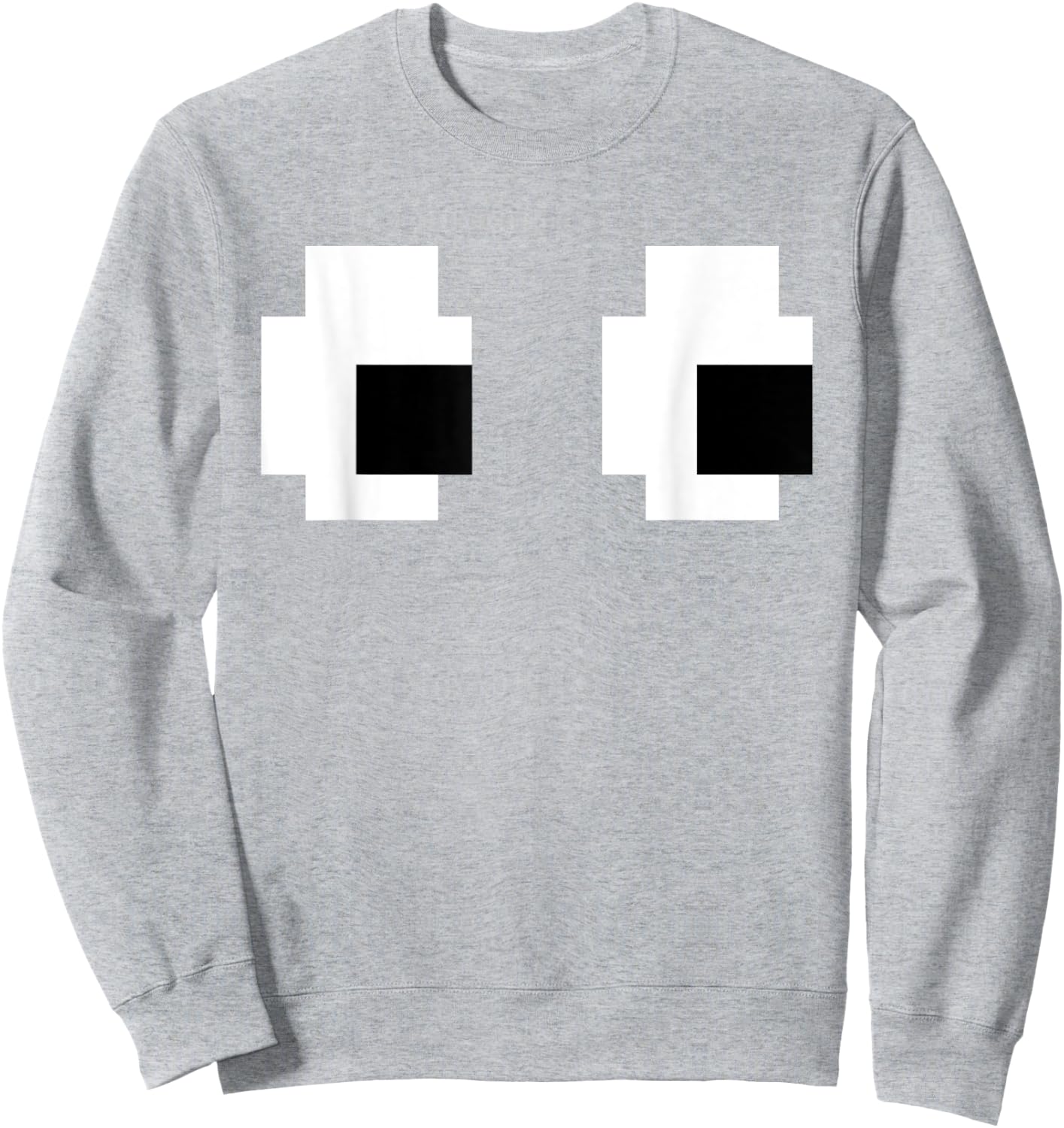 Retro Arcade Game Ghost 80s 8 bit Halloween Group Costume Sweatshirt - Sweatshirt | Ash