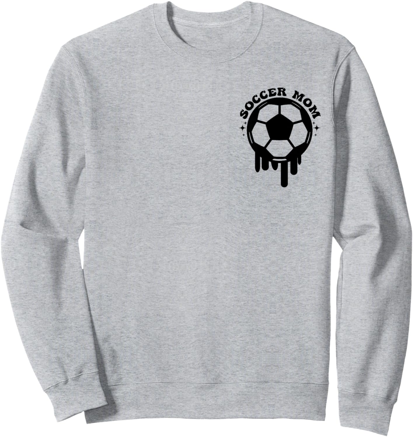 Soccer Mom Let’s kick Some Grass Funny Cheer mom Sweatshirt - Sweatshirt | Ash